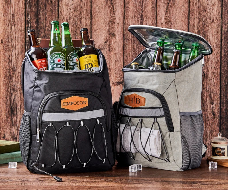 Personalized Insulated Cooler, Groomsmen Cooler Backpack – JJLeatherHouse