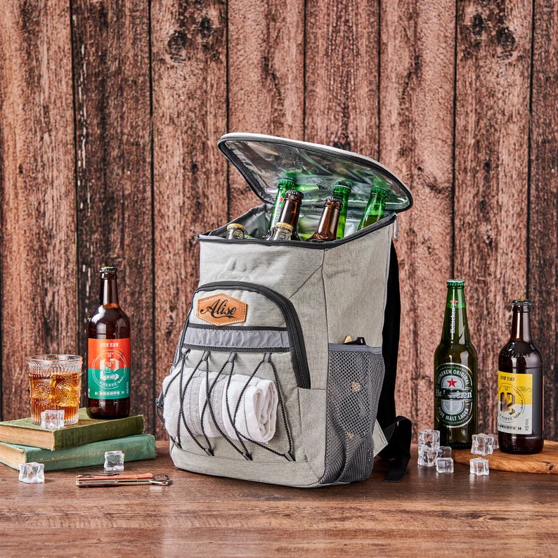 Personalized Insulated Cooler, Groomsmen Cooler Backpack