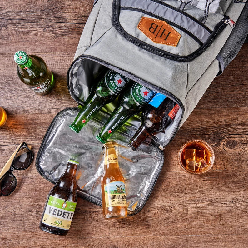 Personalized Insulated Cooler, Groomsmen Cooler Backpack