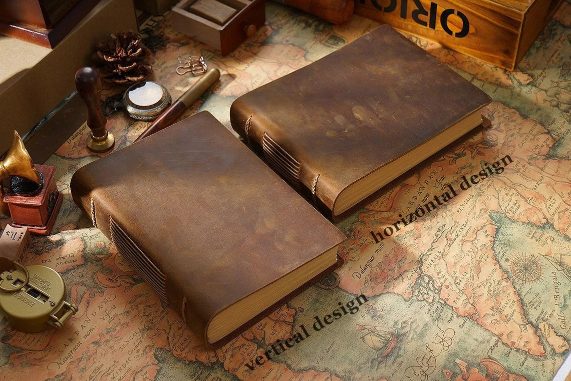 Rustic Notebooks Personalized Leather Journal, Custom Rustic Notebook – JJLeatherHouse