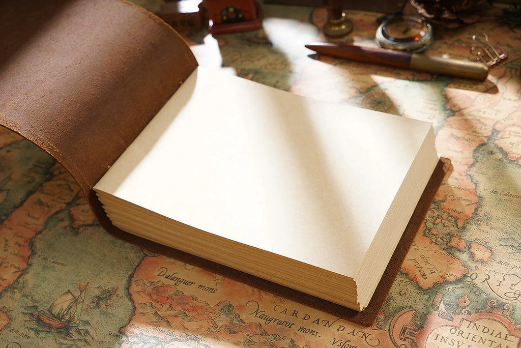 Personalized Leather Journal, Custom Rustic Notebook