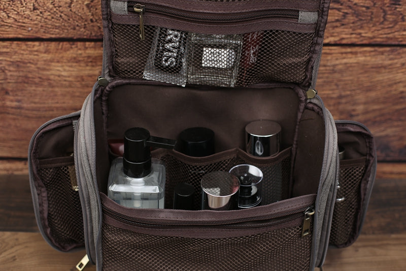 Groomsmen Gift Personalized Hanging Toiletry Bag Yes / Green Groomsmen Gift Personalized Hanging Toiletry Bag Yes / Green