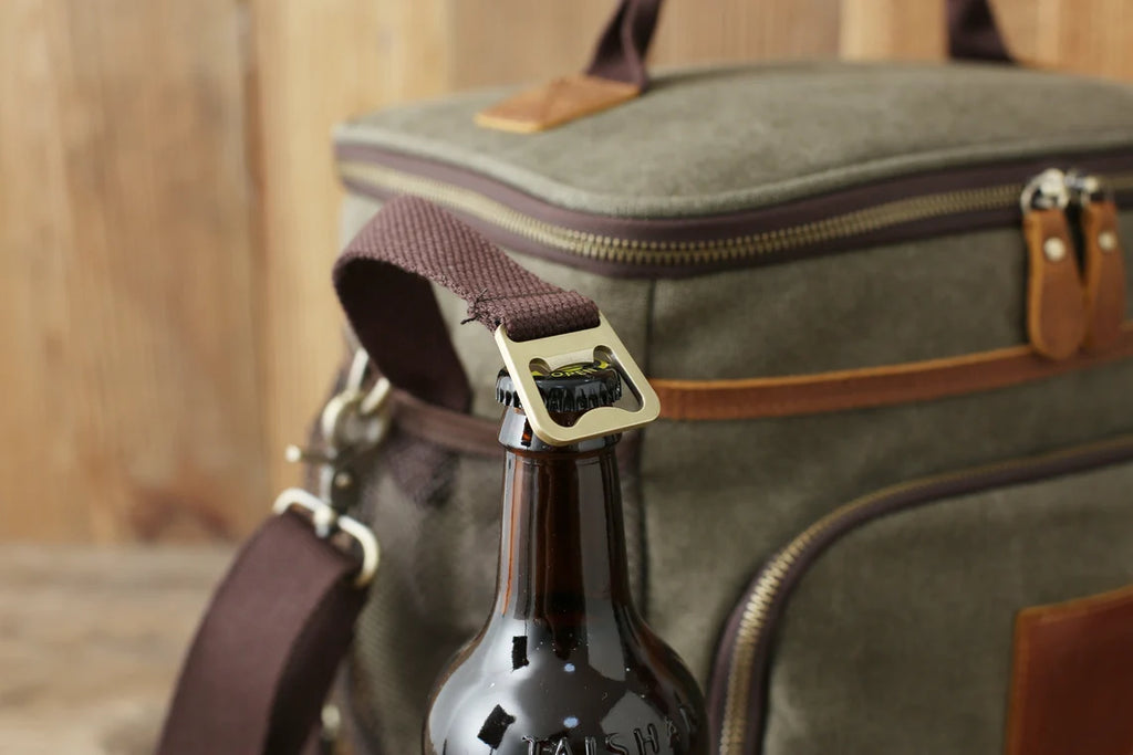 Personalized Beer Cooler Bag Groomsmen Cooler, Monogrammed Insulated Cooler Bag