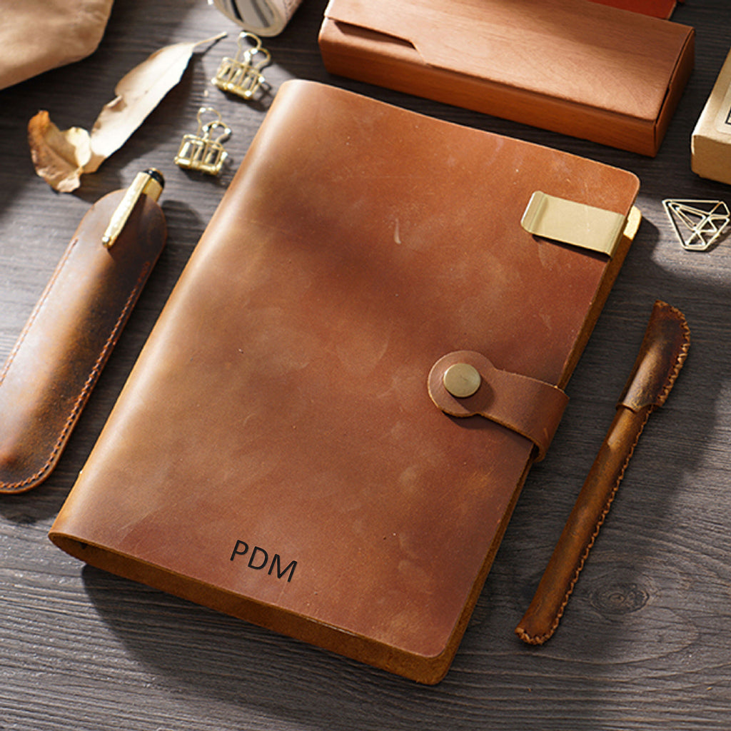 Leather Journal Refillable Notebook Leather Diary