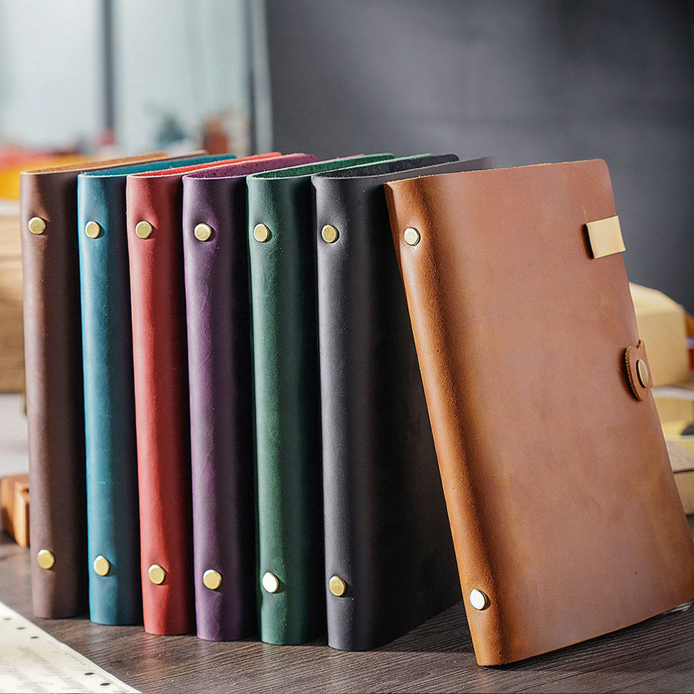 Leather Journal Refillable Notebook Leather Diary
