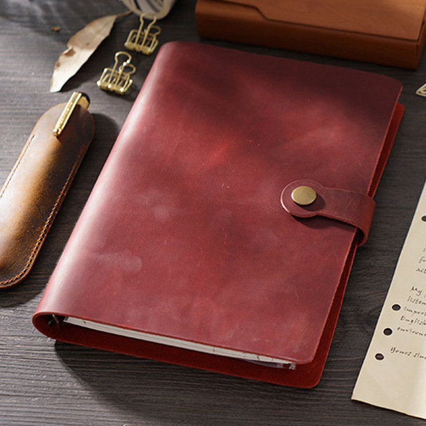 Leather Journal Refillable Notebook Leather Diary