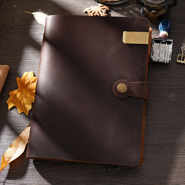 Leather Journal Refillable Notebook Leather Diary